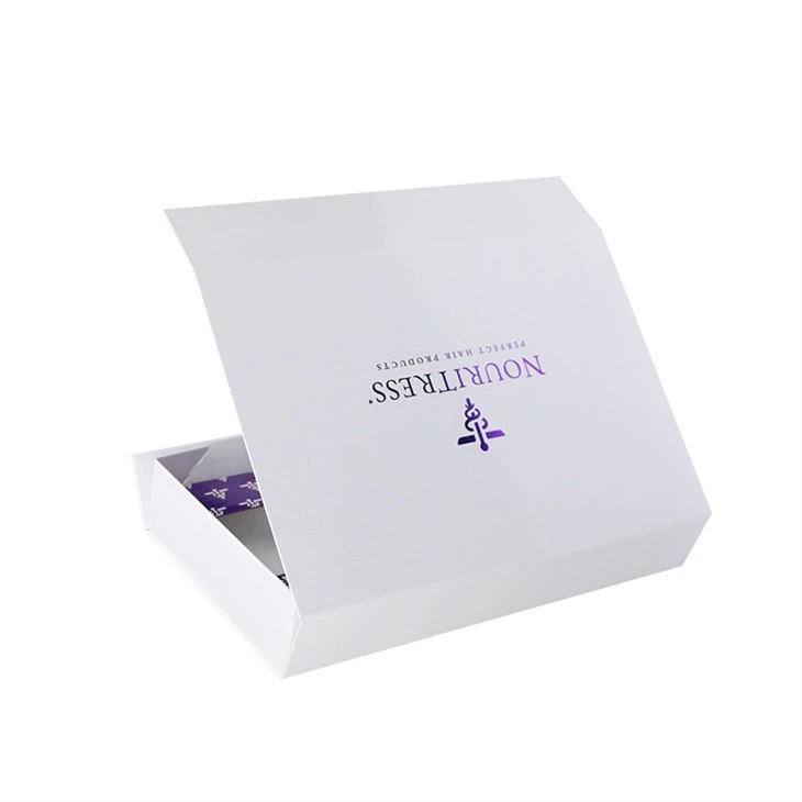 White Magnetic Closure Box