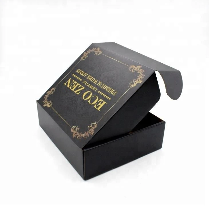Custom Shipping Mailers Black Box For Garments
